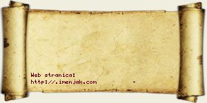 Isidora Marković vizit kartica